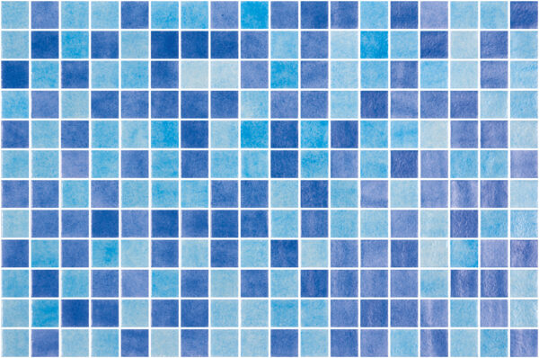 Mix Nieve Azul Glass Mosaic Tile